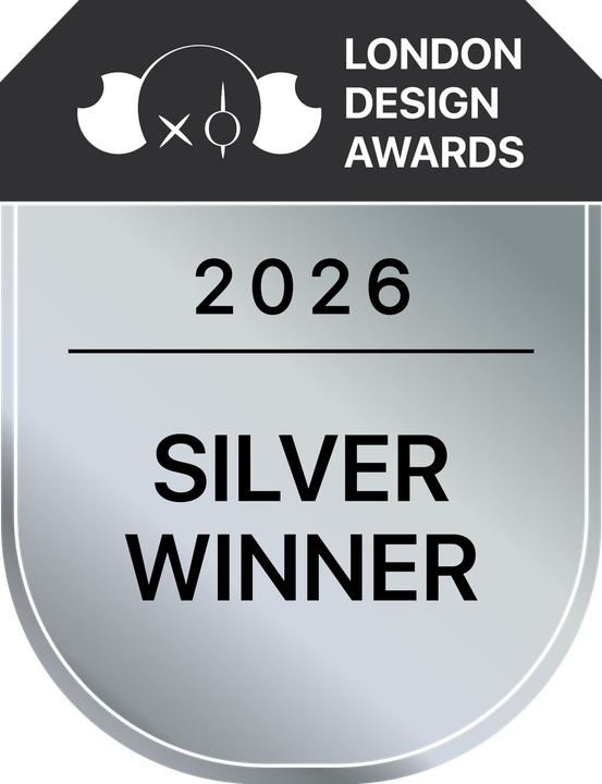 London Design Awards 2026 Silver Winner 獎章